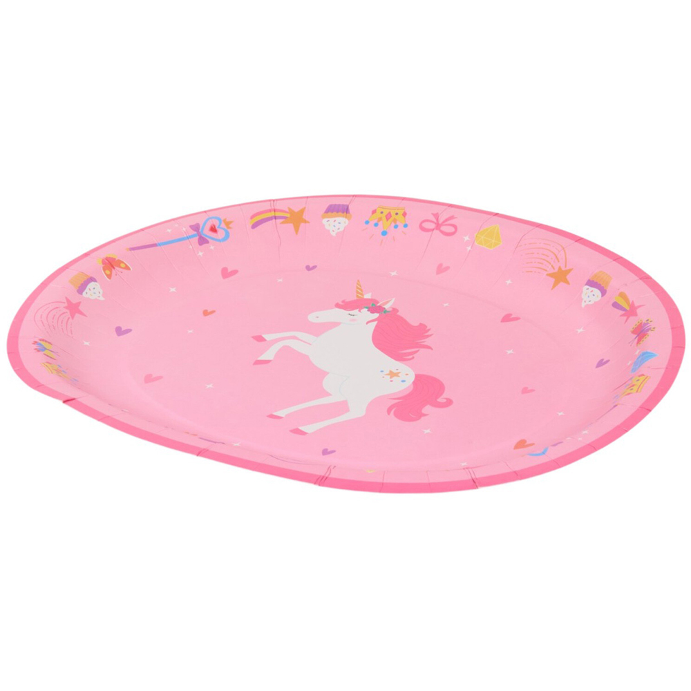 Pack of 4 Unicorn Paper Platters Image 6