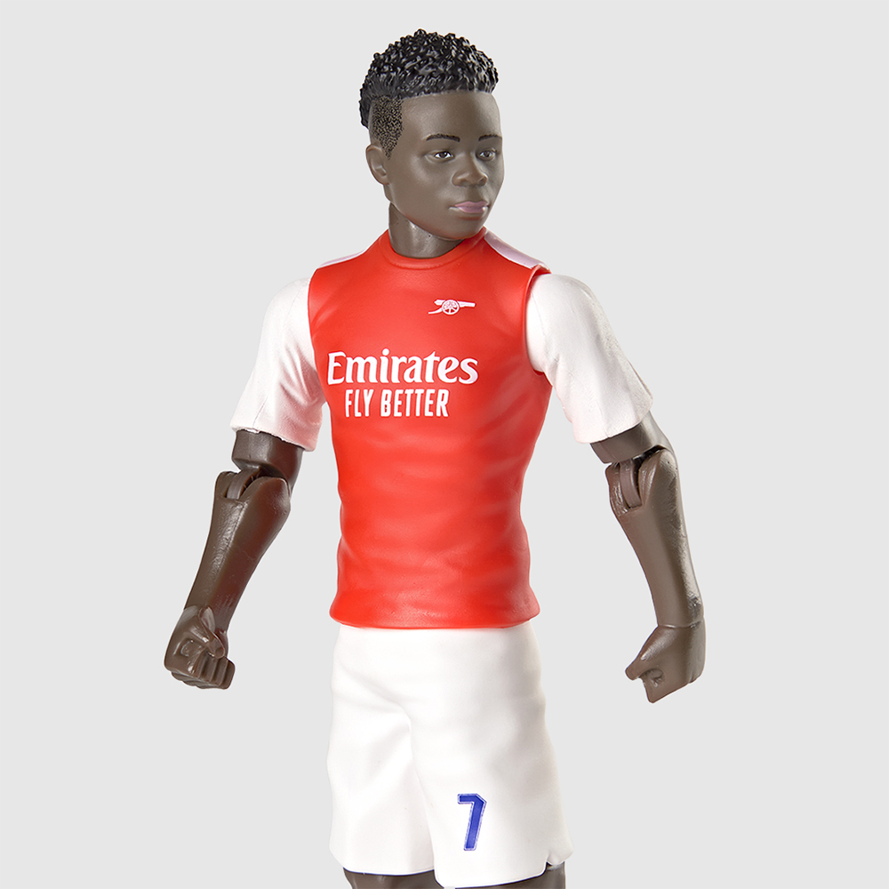 Banbo Saka Arsenal Fully Articulated Football Figurine Image 7
