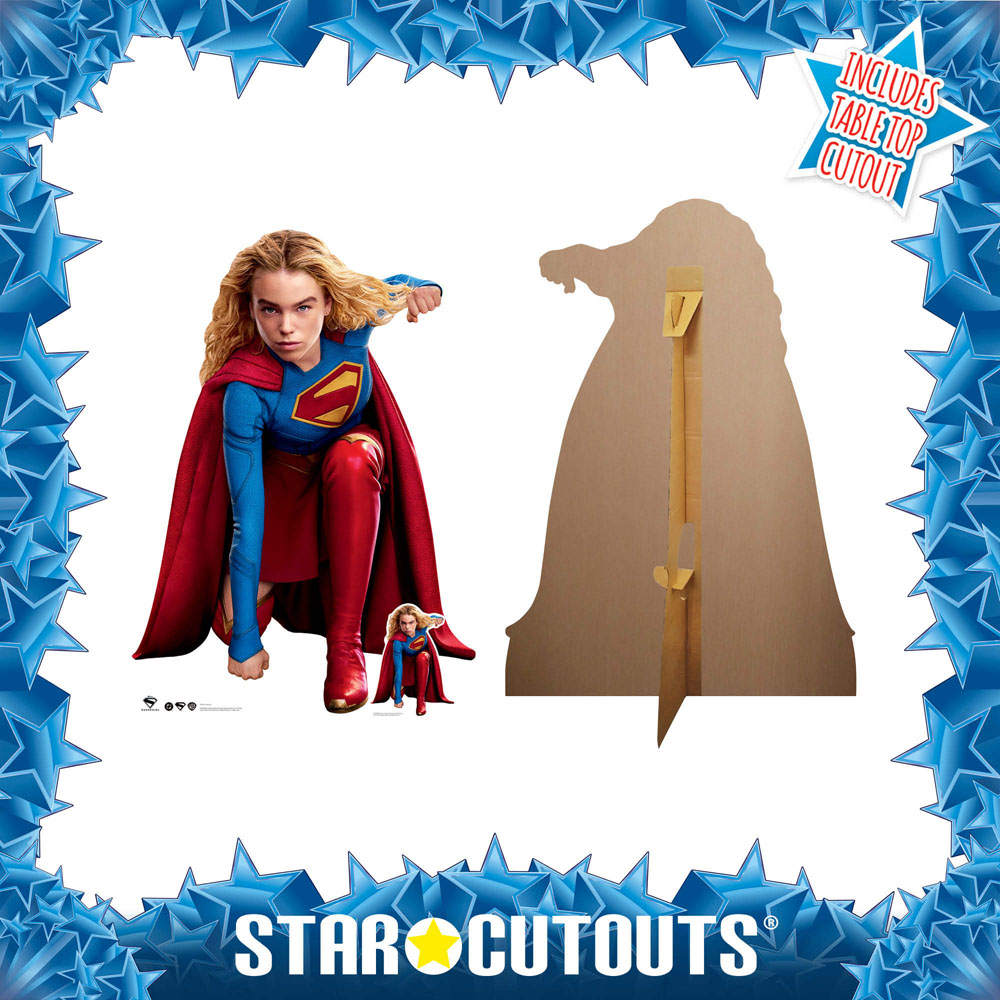 Star Cutouts Ltd Supergirl Crouch Kara Zor-El Milly Alcock Cutout 4.3ft Image 2