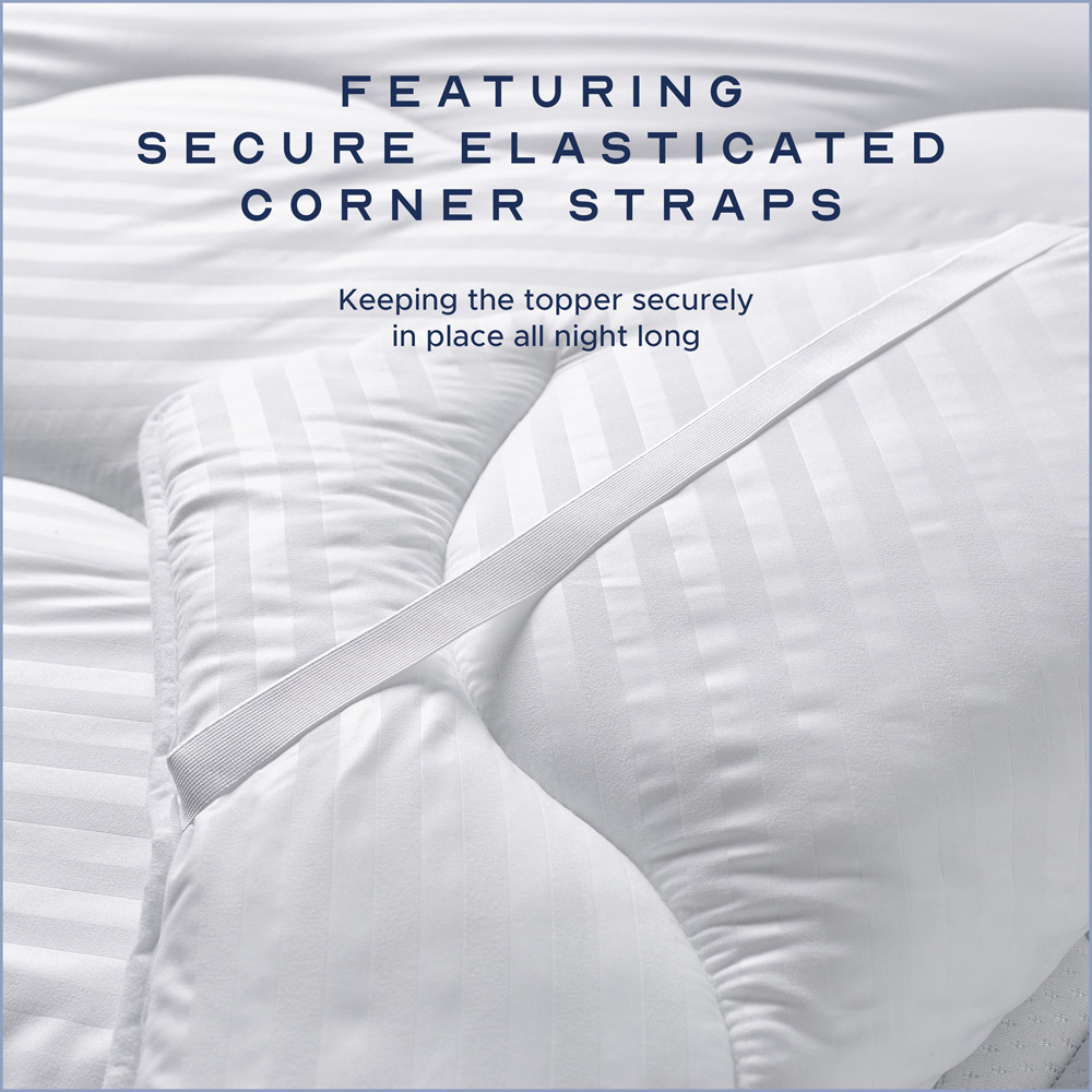 Snuggledown Double Scandinavian Hollowfibre Mattress Topper Image 3