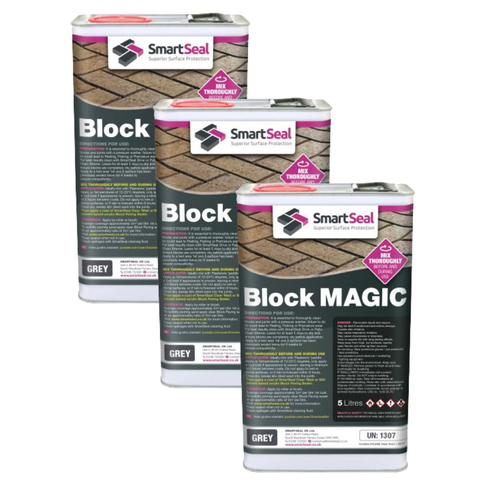 SmartSeal Grey Block Magic 5L 3 Pack Image 1