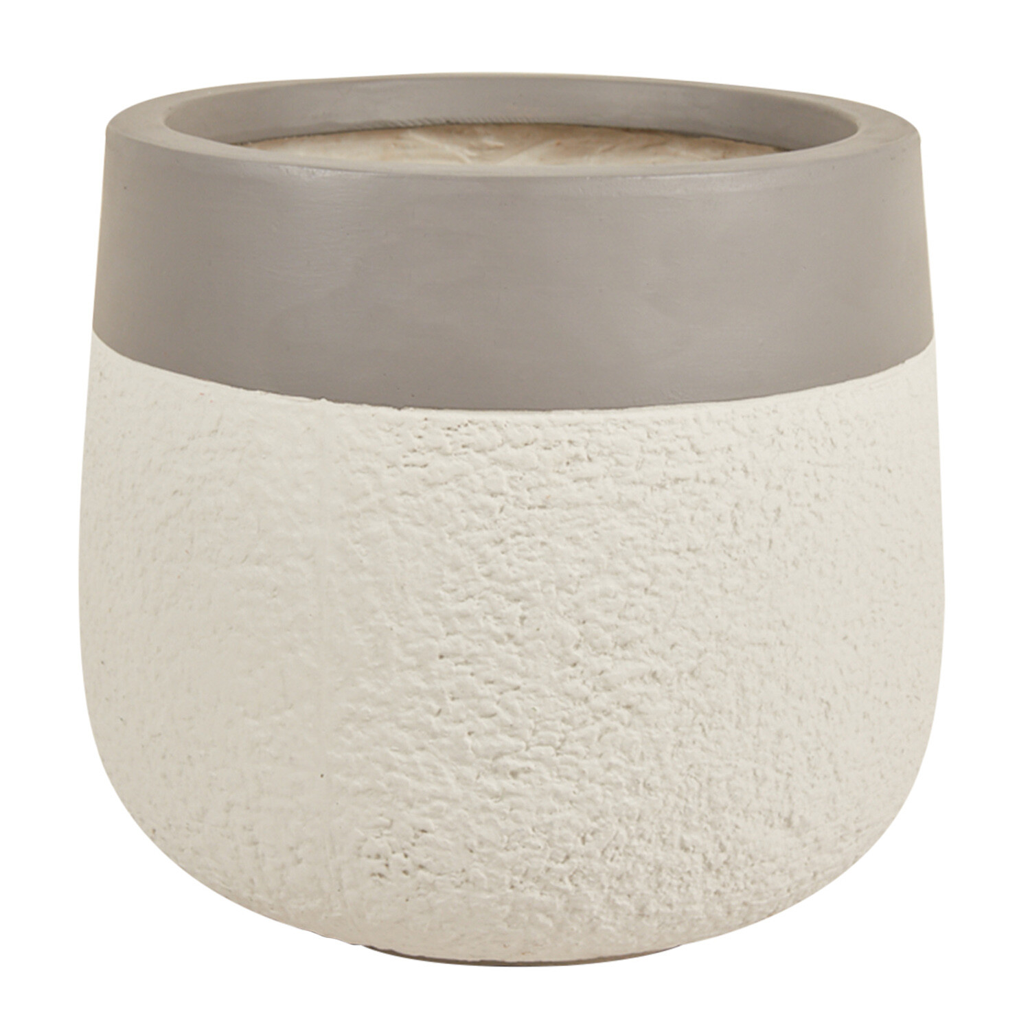 Two Tone Pot Grey 29cm Image 1