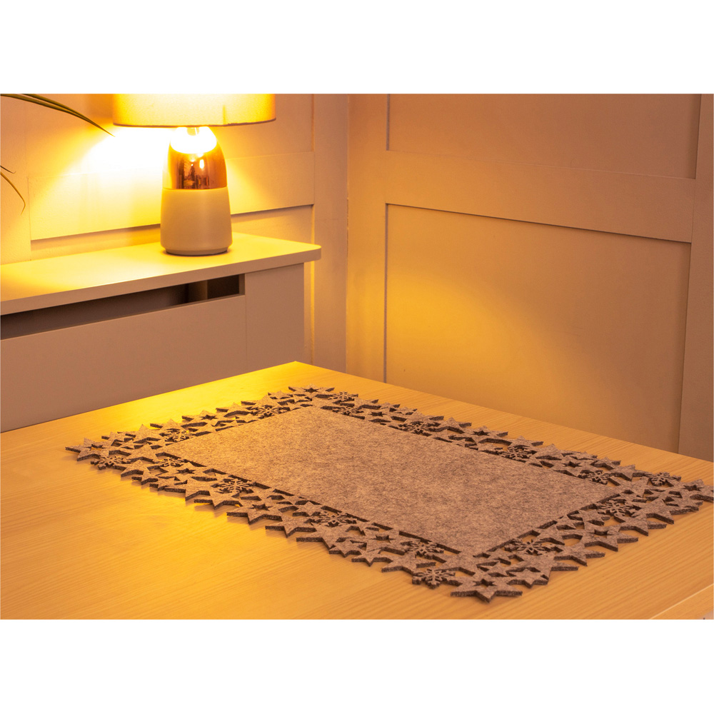 St Helens Grey Felt Table Mat 2 Pack Image 2
