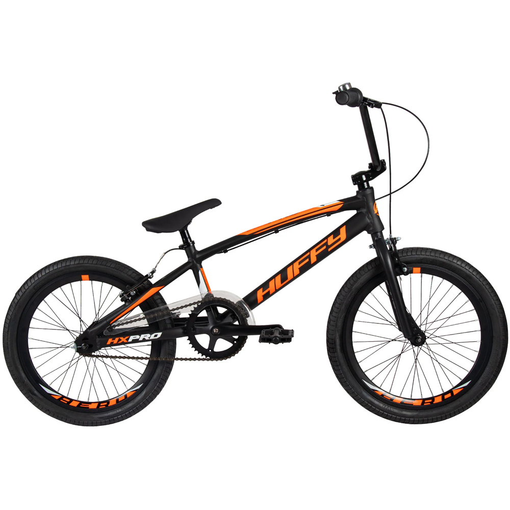 HUFFY HX Pro Racer 20-inch Aluminium Black and Orange BMX Race Bike Image 3