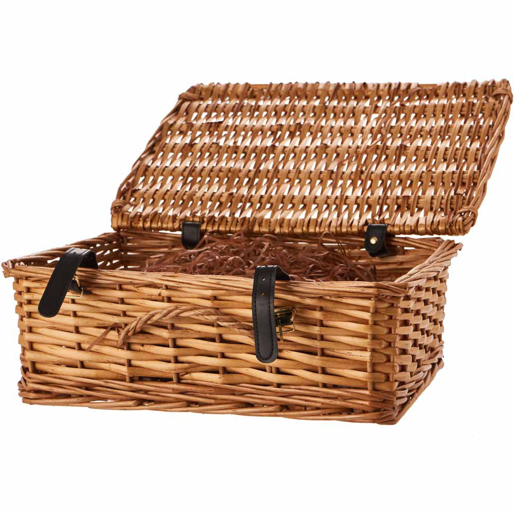Wilko Wicker Hamper Basket Wilko