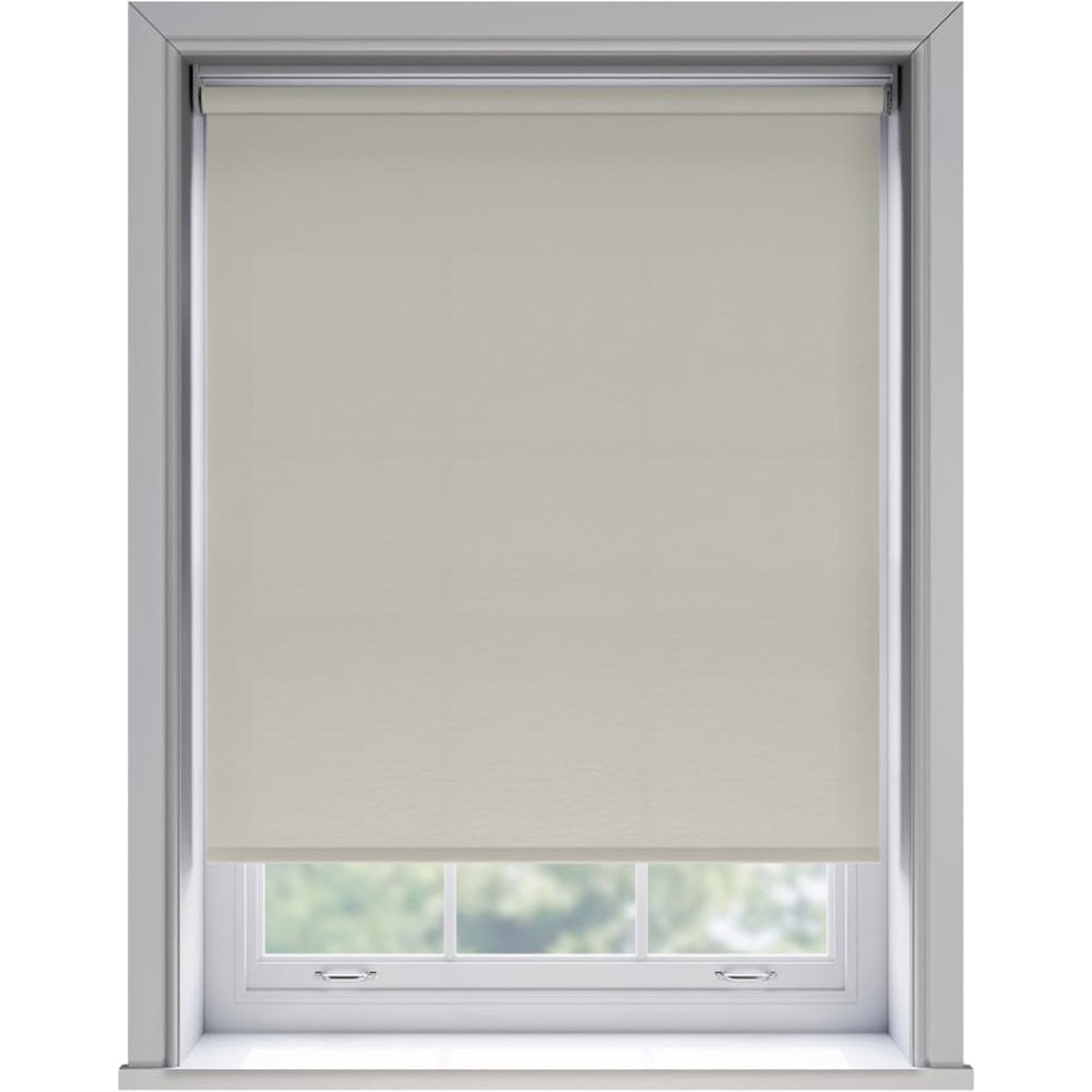 New Edge Blinds Thermal Blackout Roller Blind Oyster 160cm Image 2