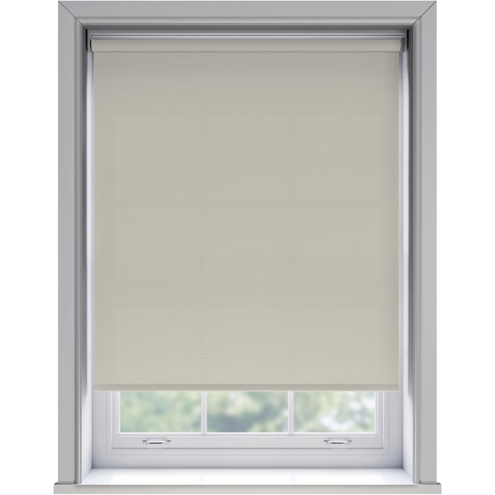 New Edge Blinds Thermal Blackout Roller Blind Oyster 130cm Image 2