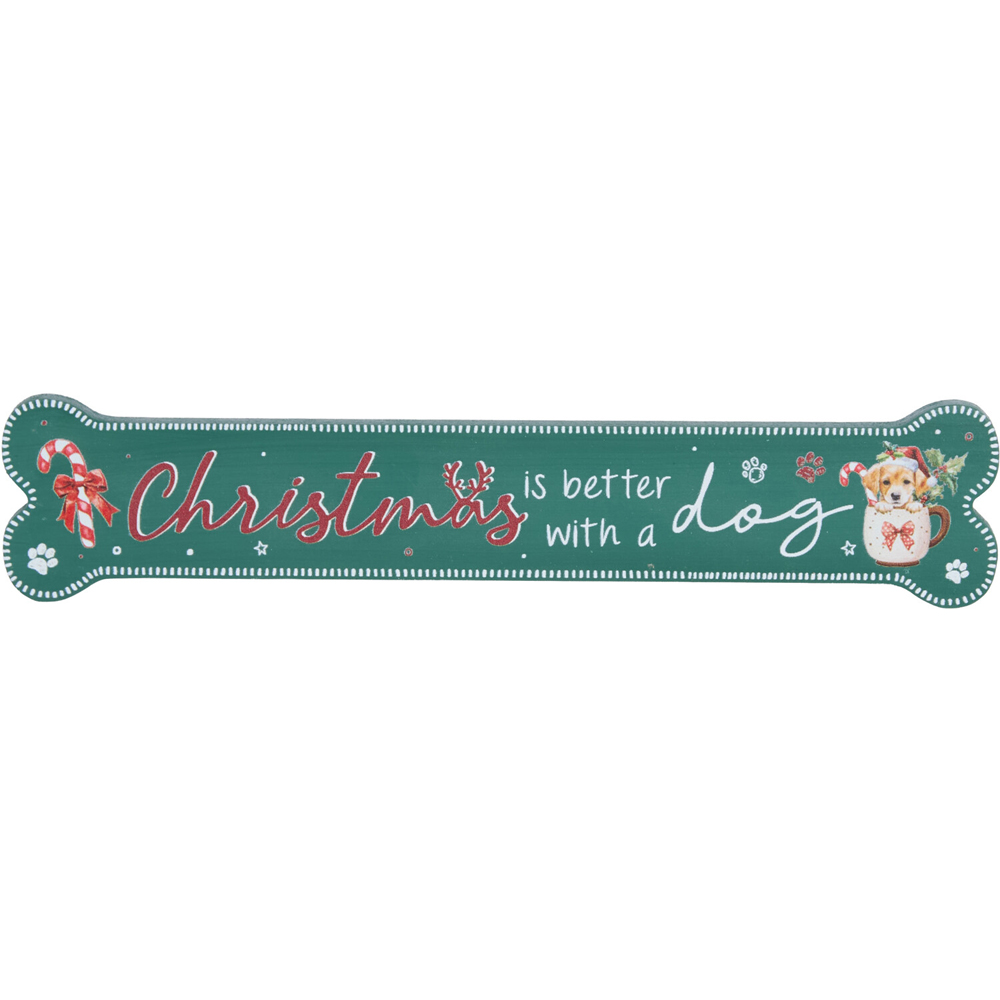 Christmas Dog Plaque Image 3