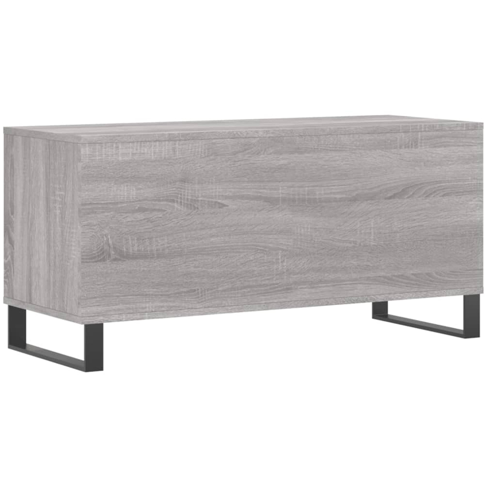 vidaXL 6 Shelf Grey Record Cabinet Image 6