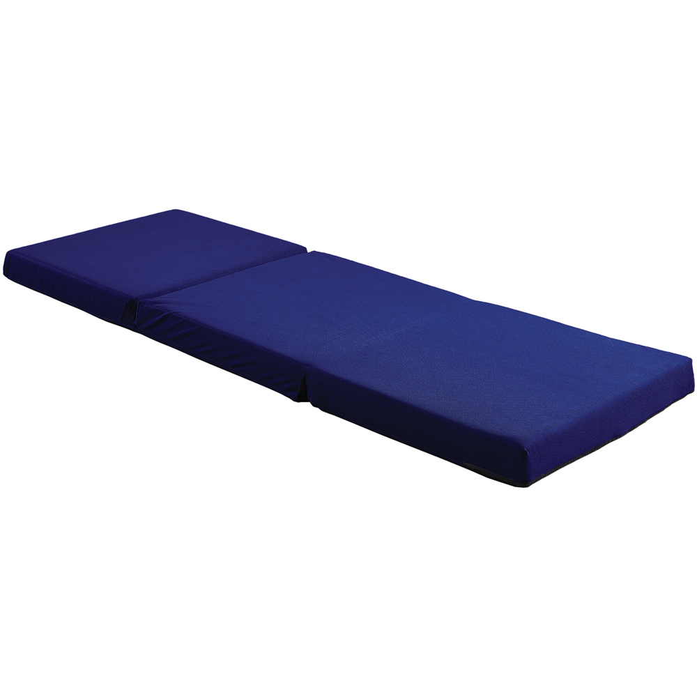 Visco Therapy Single Blue Folding Futon Z Bed Mattress Image 3