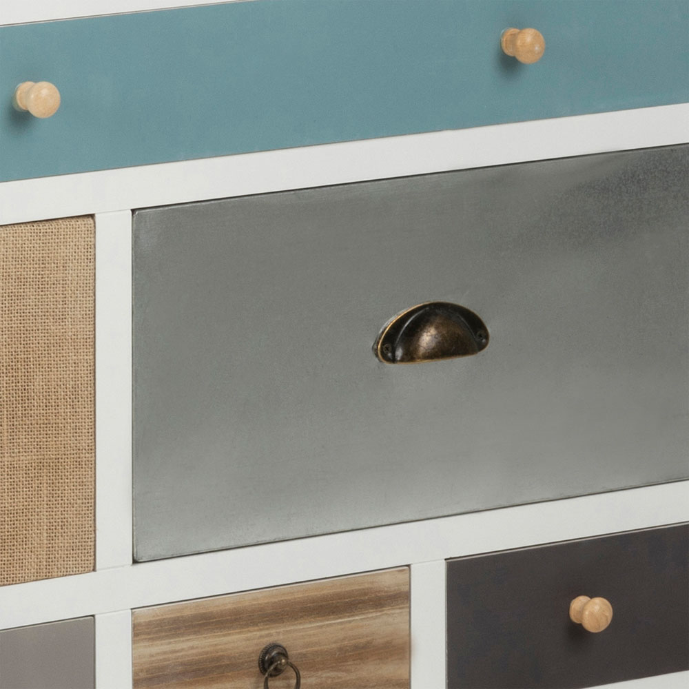 Florence Thais 13 Drawer White Chest of Drawers Image 8