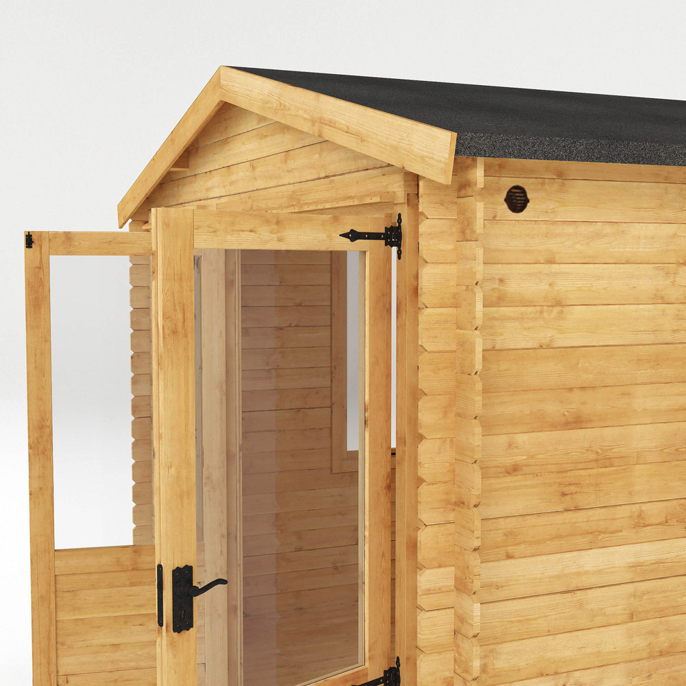 Mercia 10.8 x 9.8ft Double Door Wooden Apex Log Cabin Image 3