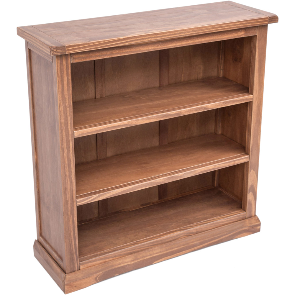 Tirolo 3 Shelf Light Brown Bookcase Image 4