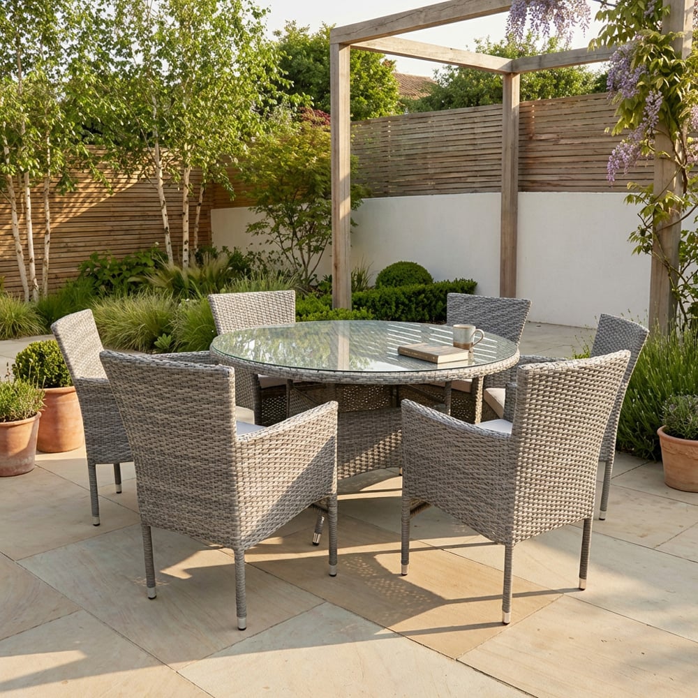 Madrid 6 Seater Dining Set Image 2