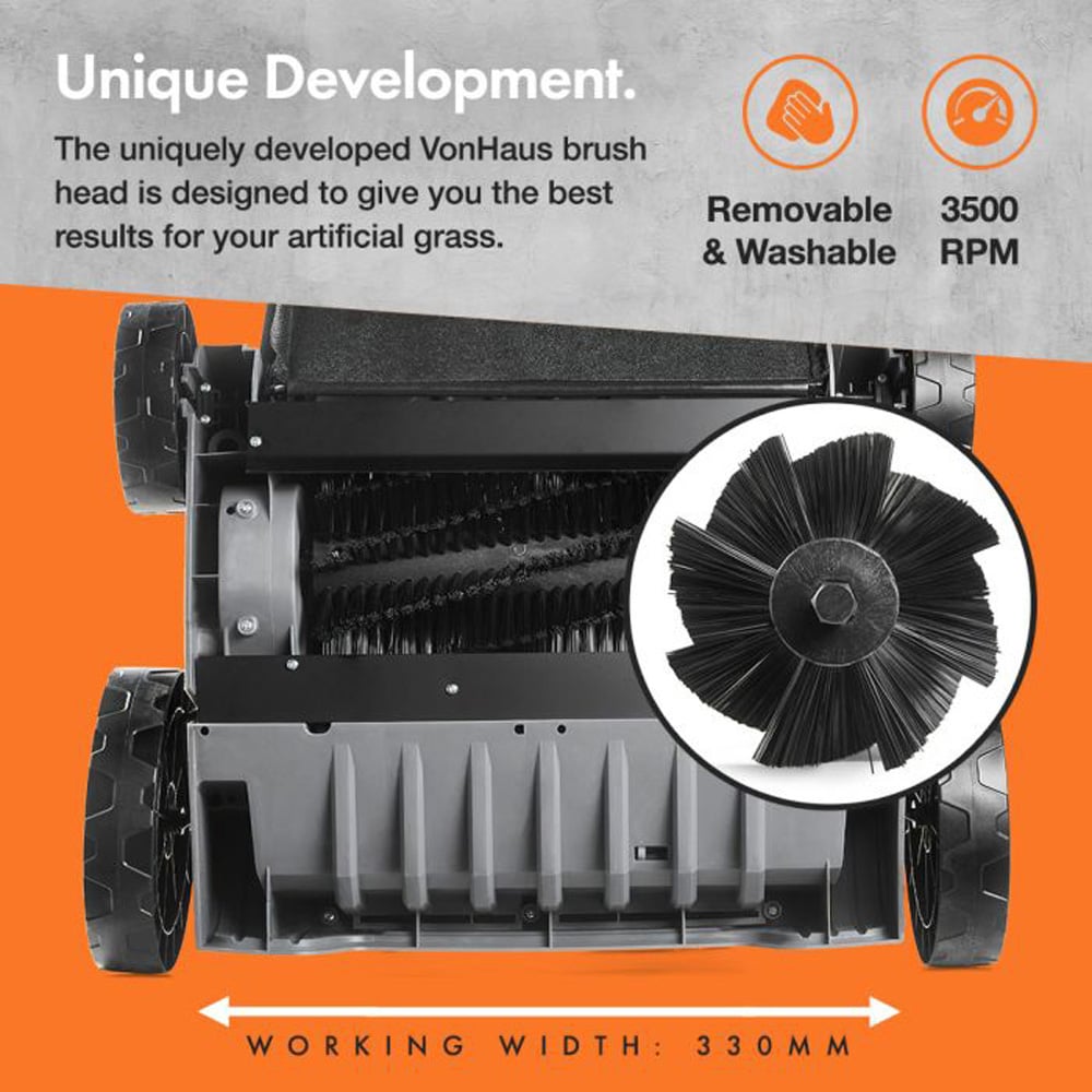 VonHaus 27370RG Artificial Grass Brush 1500W Image 7