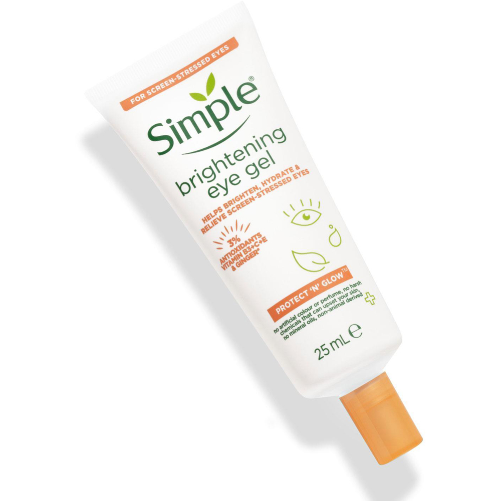 Simple Protect N Glow Brightening Eye Gel 25ml 2 Pack Image 2