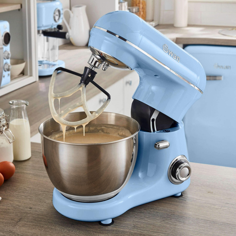 Swan SP21060BLN Blue Retro Stand Mixer 800W Image 6