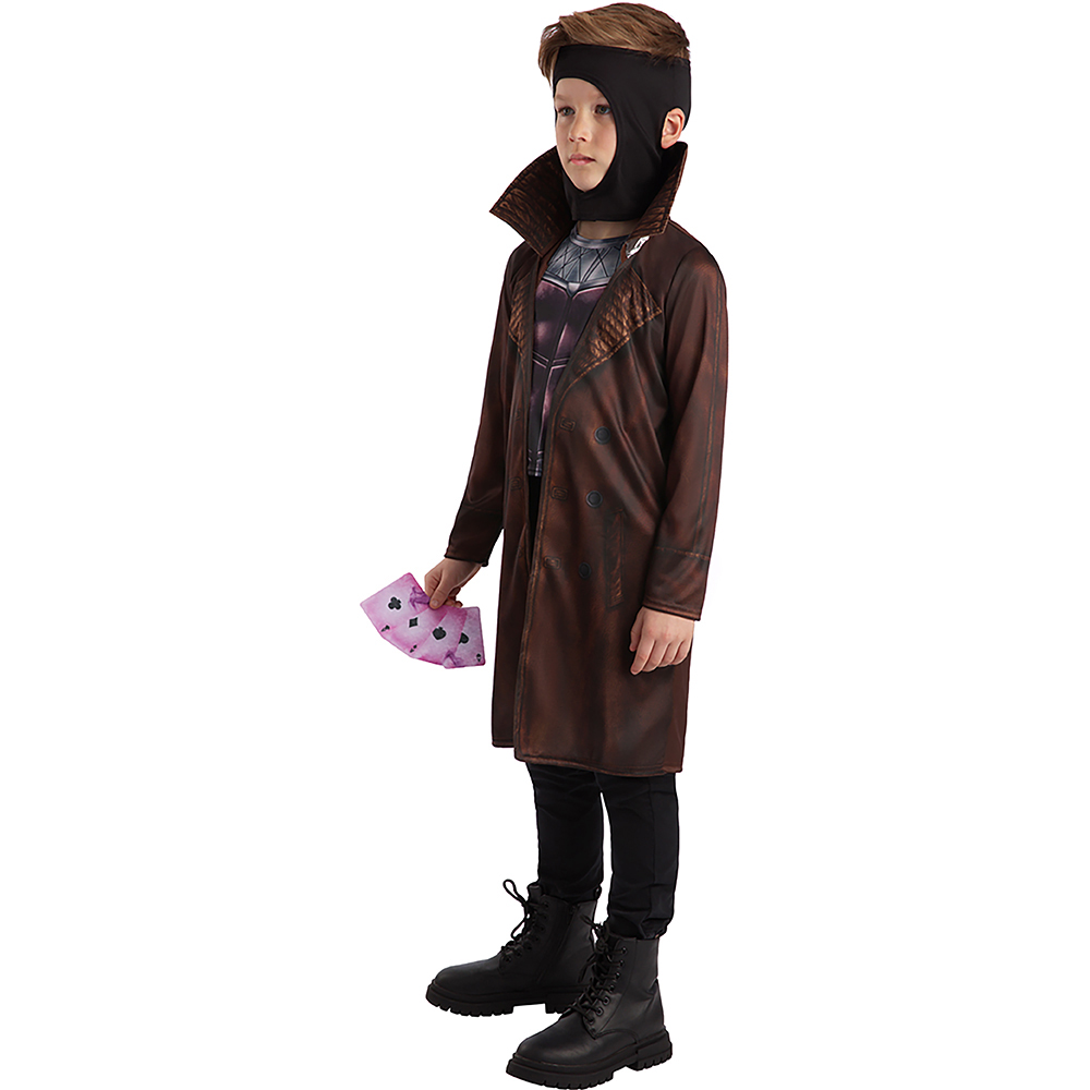 Marvel Avengers Doomsday Kids Gambit Costume 5-6 Years Image 4