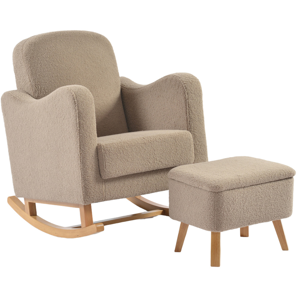 Bebe & Beyond Soother Biscuit Ted Nursing Chair and Stool Image 2