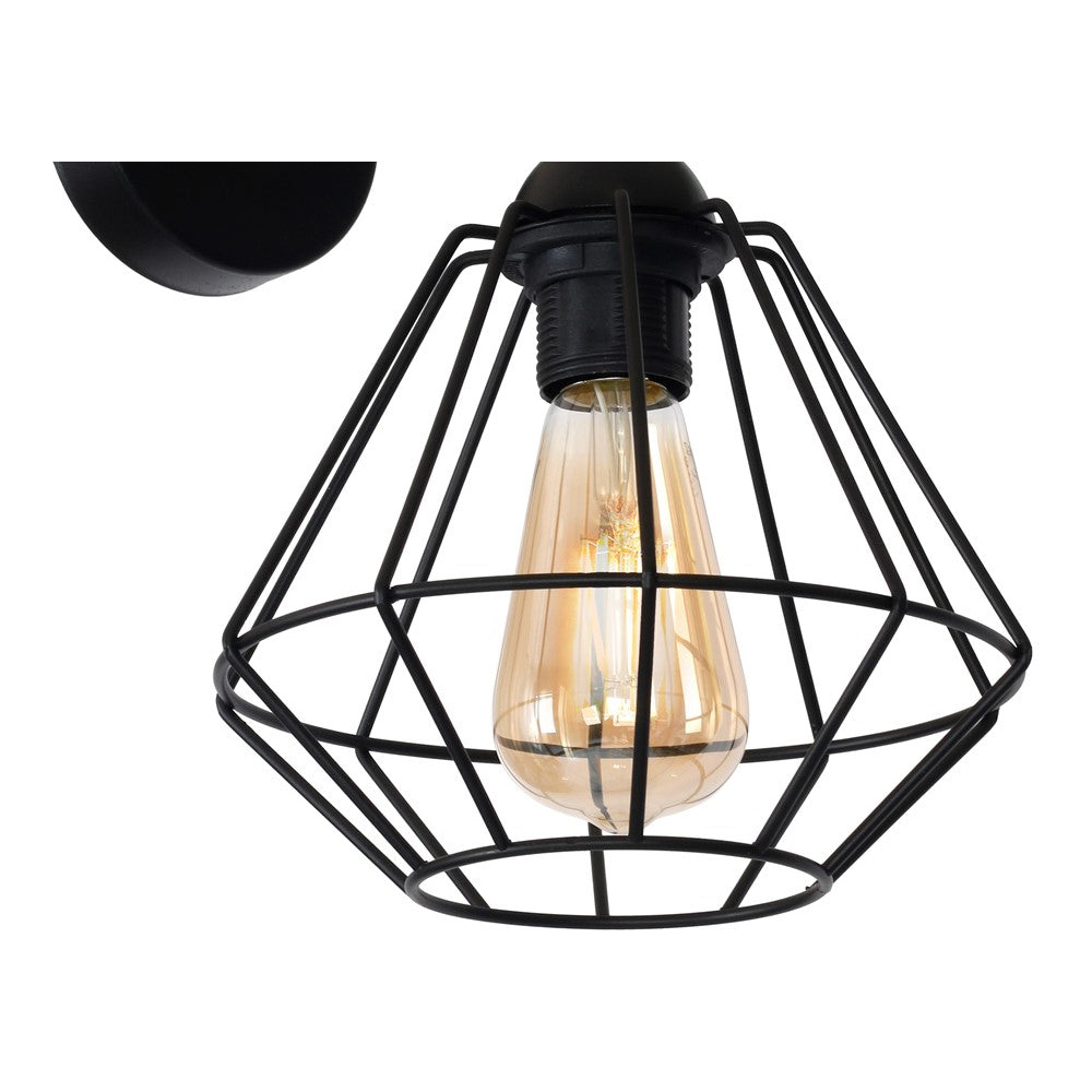 Milagro Colin Black Wall Lamp 230V Image 2