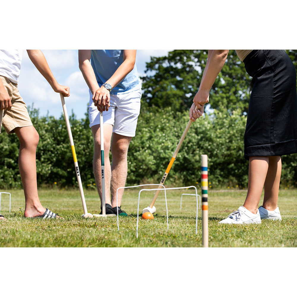 Bex 6 Mallet Family Croquet Game Set Image 4