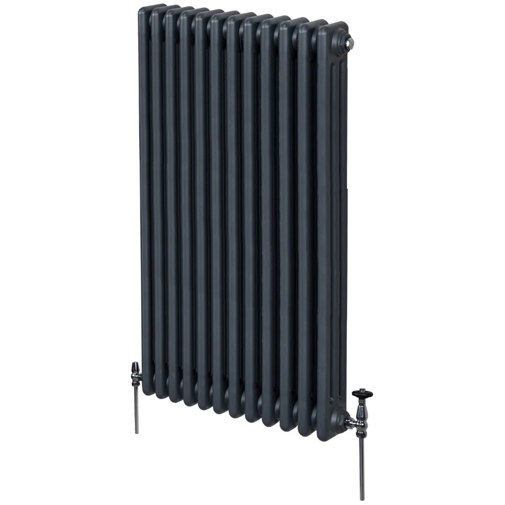 Monster Shop 7046 BTU Anthracite Grey Traditional 3 Column Radiator 1500 x 562mm Image 3
