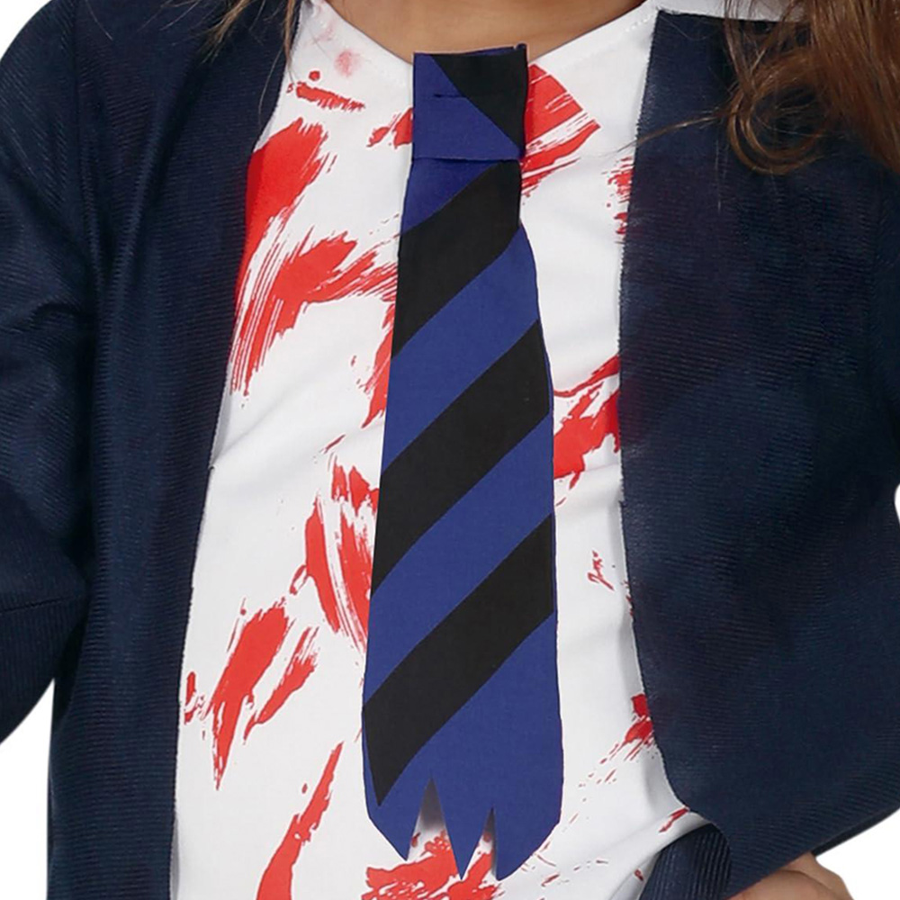 Fiestas Guirca Blue and White Zombie High Schooler Halloween Costume 5 to 6 Years Image 3