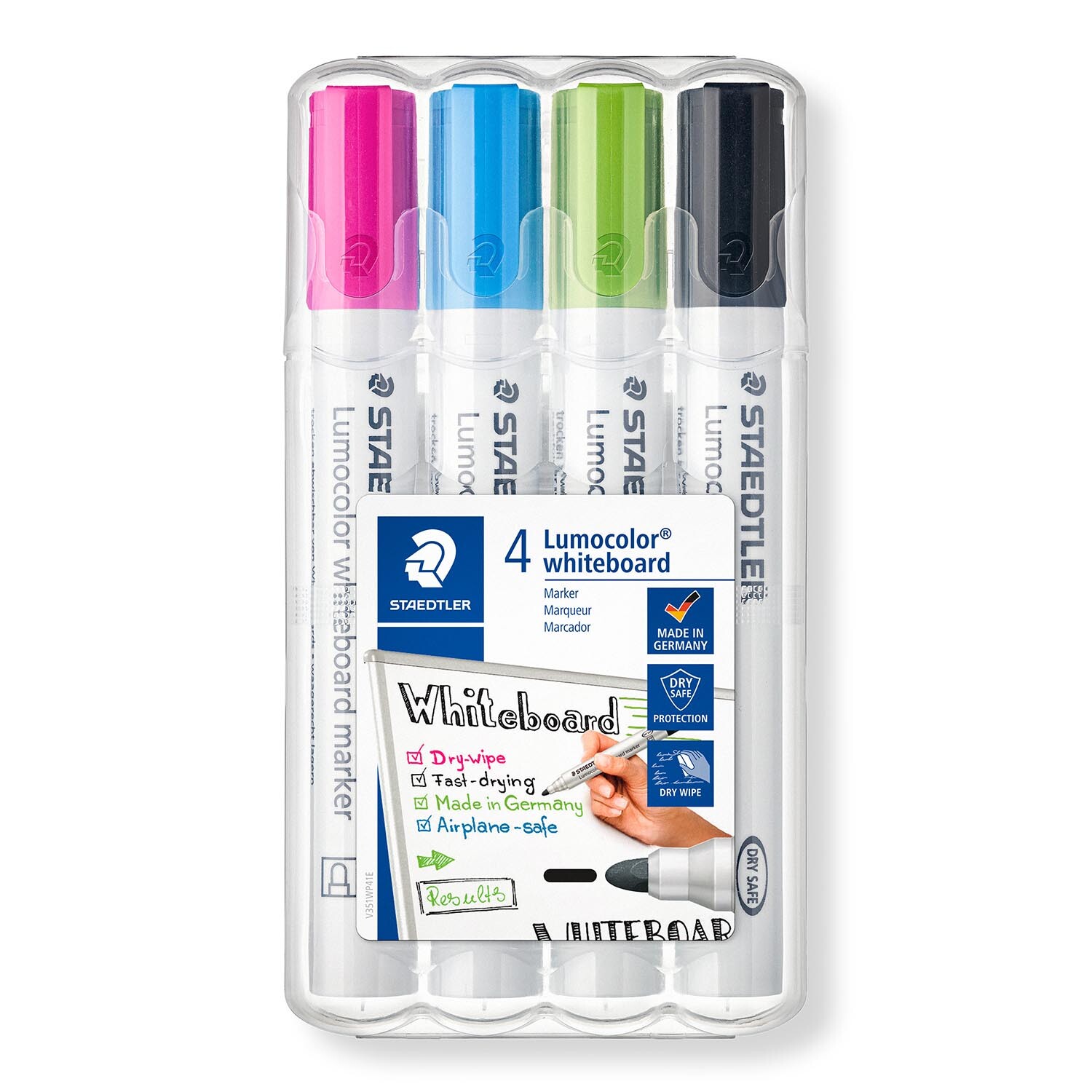 Staedtler Lumocolor Whiteboard Marker Pen 4 Pack Image 1