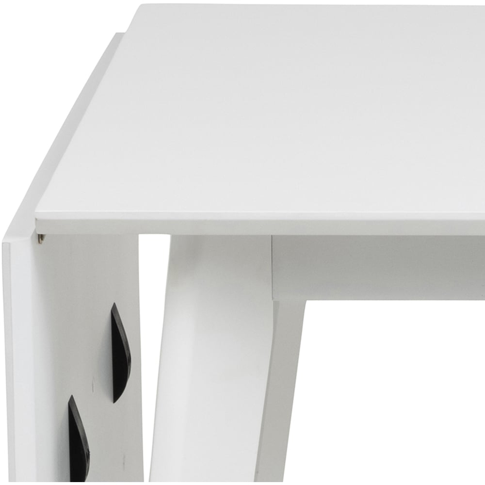 Florence Roxby 2 Extending Seater Square Dining Table White Image 6