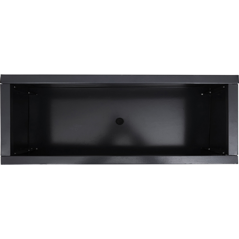 Living and Home Black Metal Rectangular Planter Box 80L Image 3
