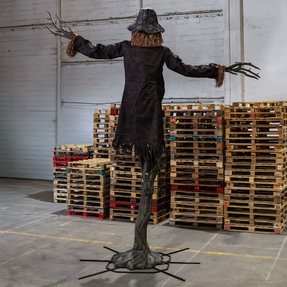 Home Accents Giant Animated Worricrow Scarecrow Halloween Decoration 15ft Image 6