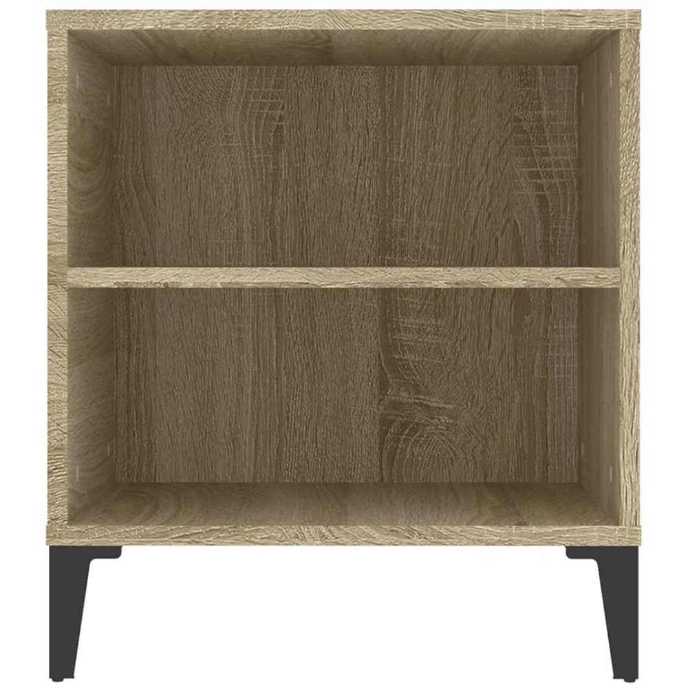 vidaXL 2 Drawer 4 Shelf Sonoma Oak TV Cabinet Image 8