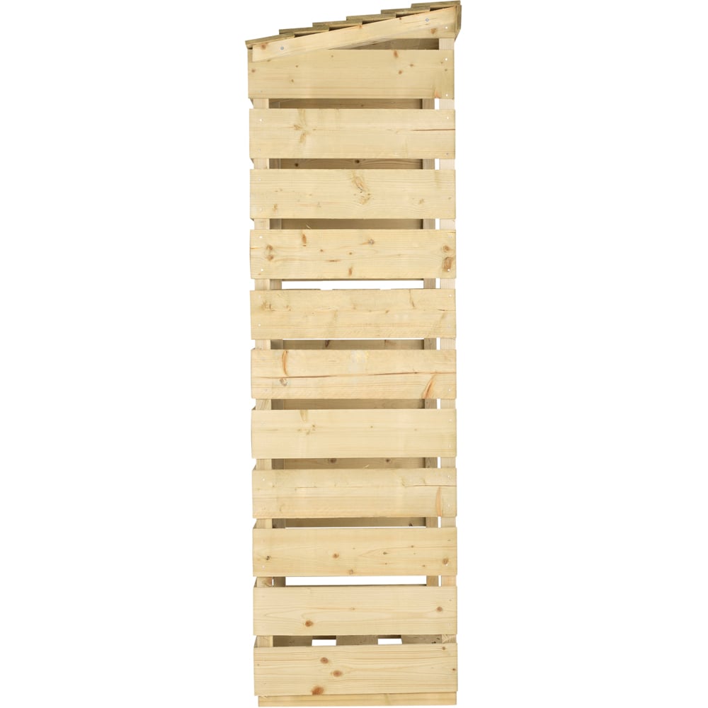 Charles Bentley 53.2 x 76 x 182.3cm Single Wooden Log Store Image 4