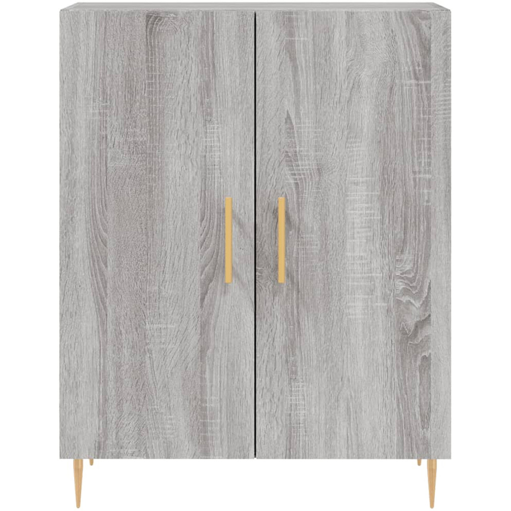 vidaXL 2 Door 3 Shelf Grey Sonoma Highboard Image 8