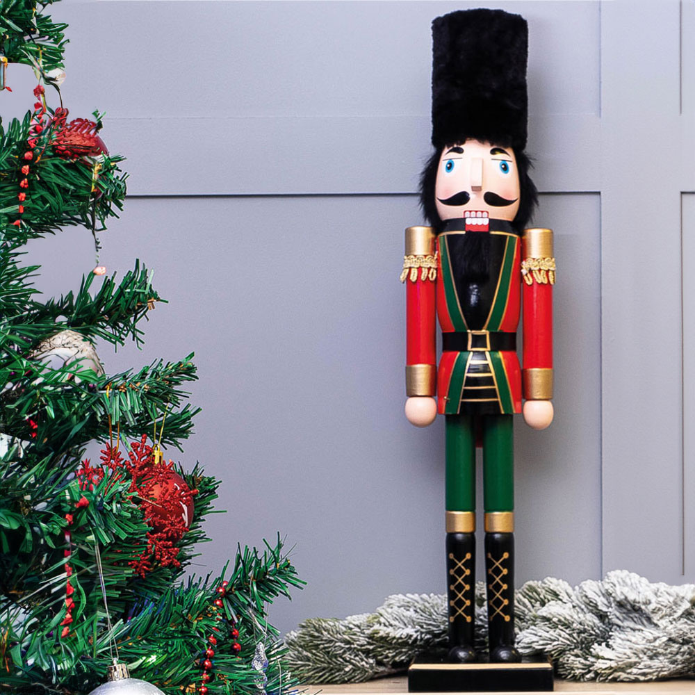 St Helens Red and Green Christmas Nutcracker Image 3