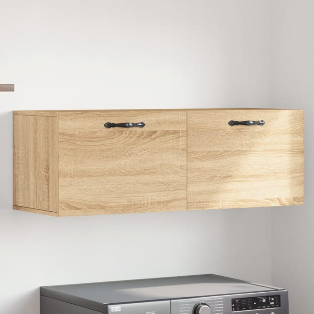 vidaXL 2 Door Sonoma Oak Wall Cabinet Image 1