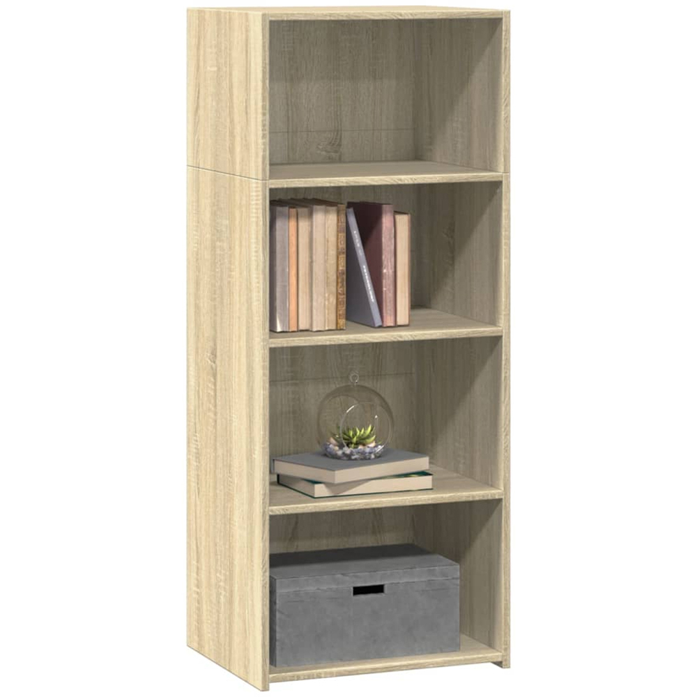 vidaXL 4 Shelf Sonoma Oak Highboard Image 3