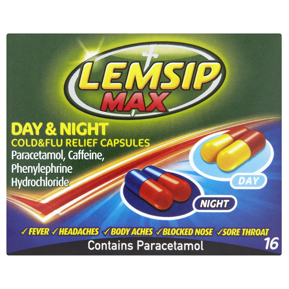 Lemsip Max Day and Night Capsules 16 pack Image
