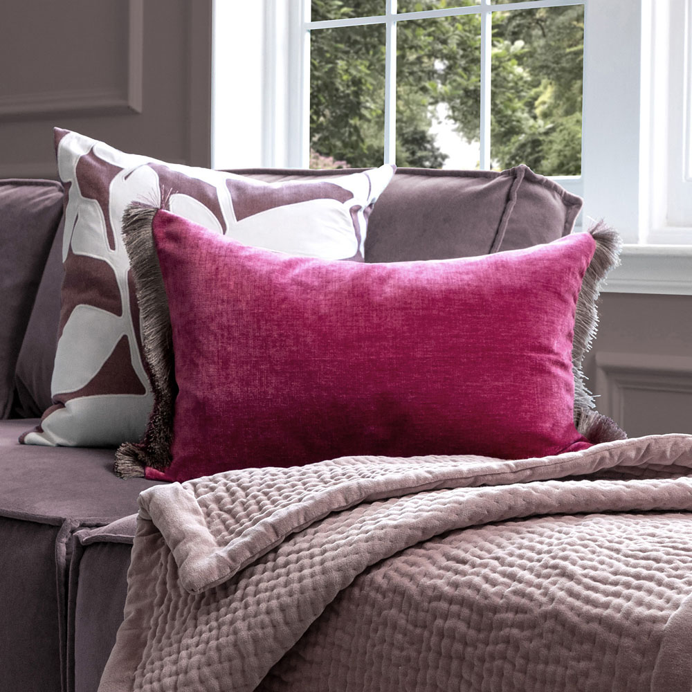 Voyage Maison Isernia Berry Feather Rich Cushion 40 x 60cm Image 2