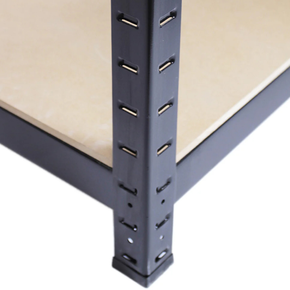 Monster Shop T-Rax Black Metal Racking Units and Workbench 90cm 3 Pack Image 4