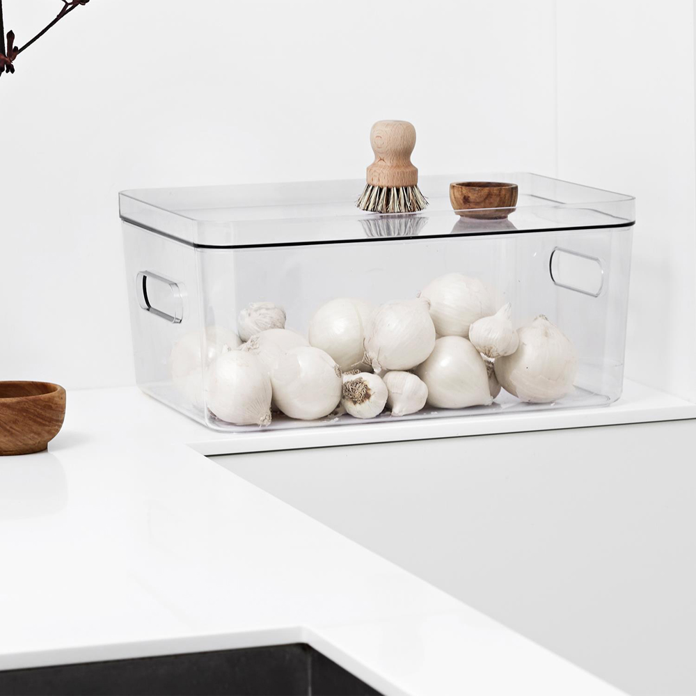 SmartStore Compact Clear Large Storage Box 15.4L 3 Pack Image 5