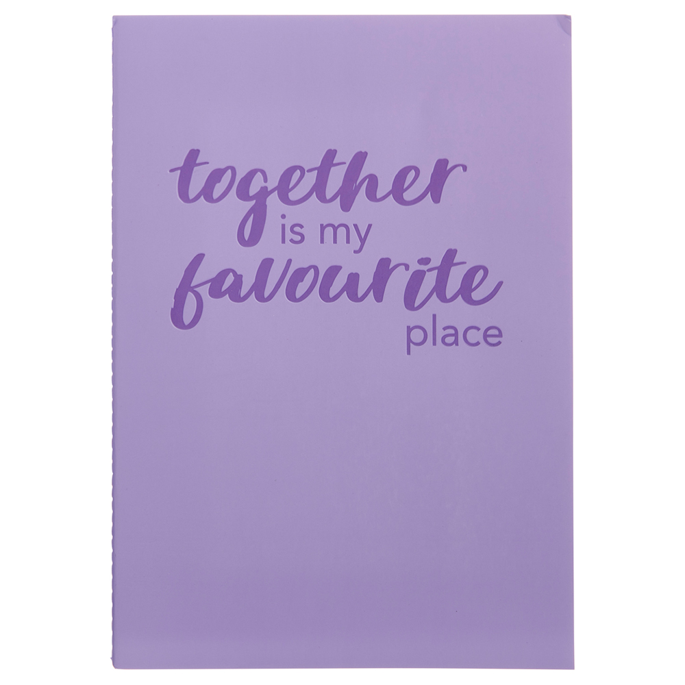 Wilko Countryside Romance B5 Exercise Book Lilac Image 1