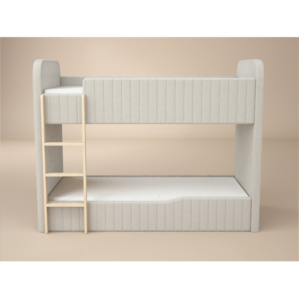 Flair Venna Beige Boucle Upholstered Bunk Bed Image 3