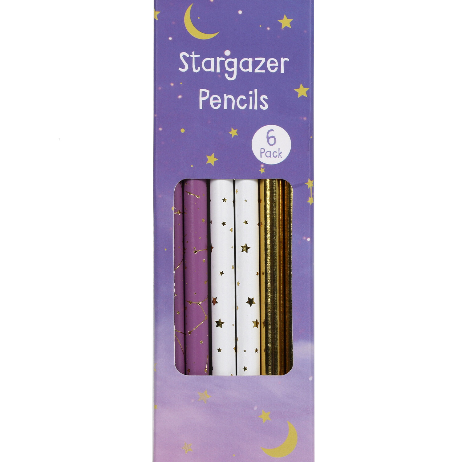Pack of 6 Stargazer Pencils Image 2