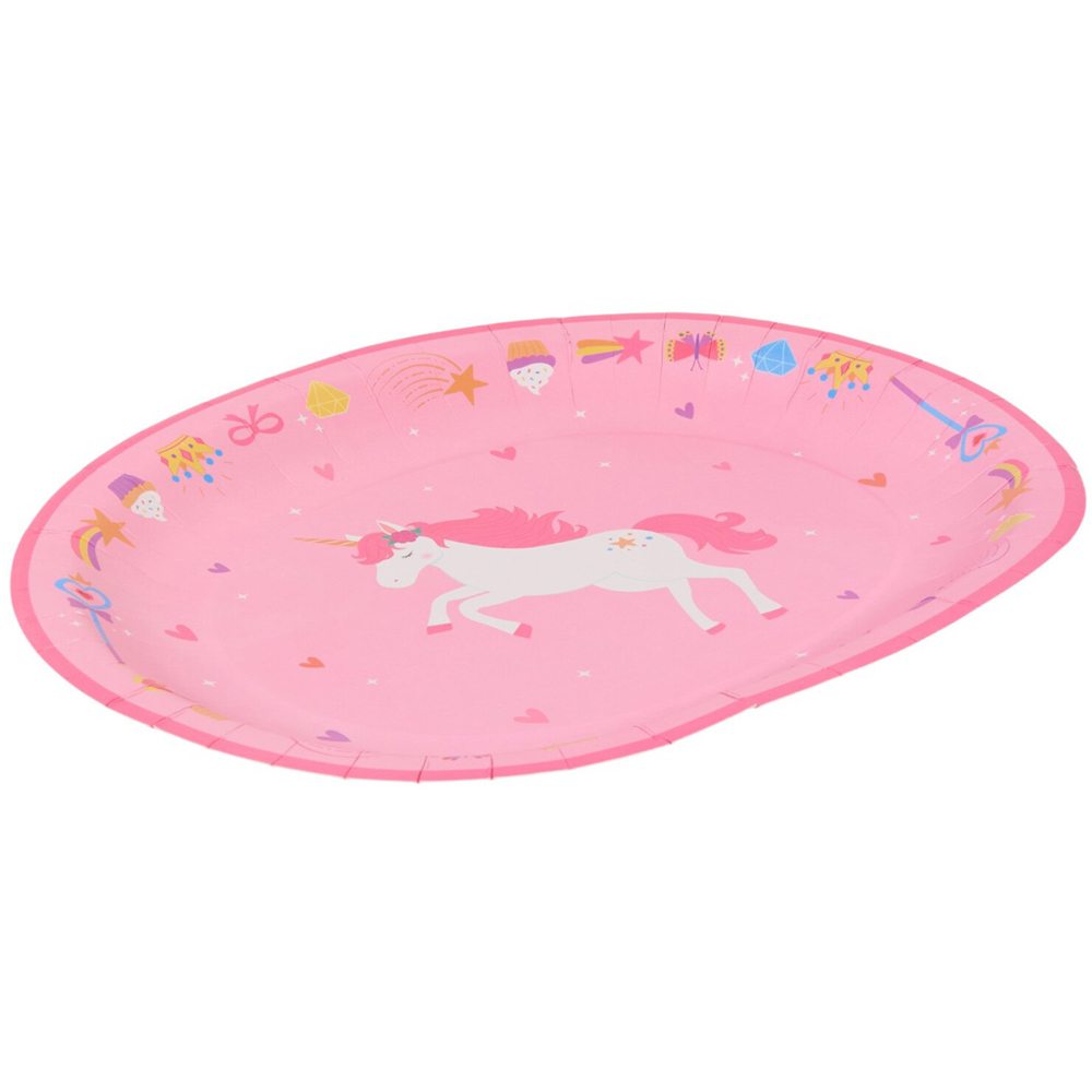 Pack of 4 Unicorn Paper Platters Image 4