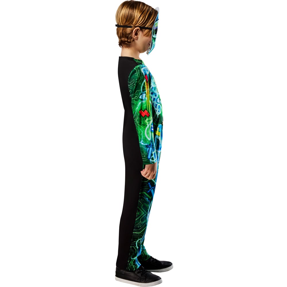 Rubies Gamer Skeleton Kids Halloween Costume 9 to 10 Years Image 3