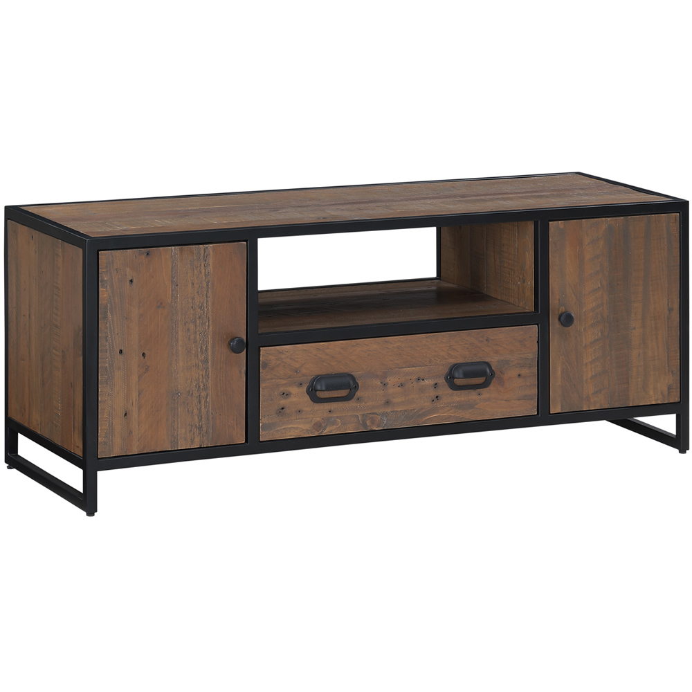 Baumhaus Ooki 2 Door Single Drawer Large Widescreen Television Cabinet Image 2