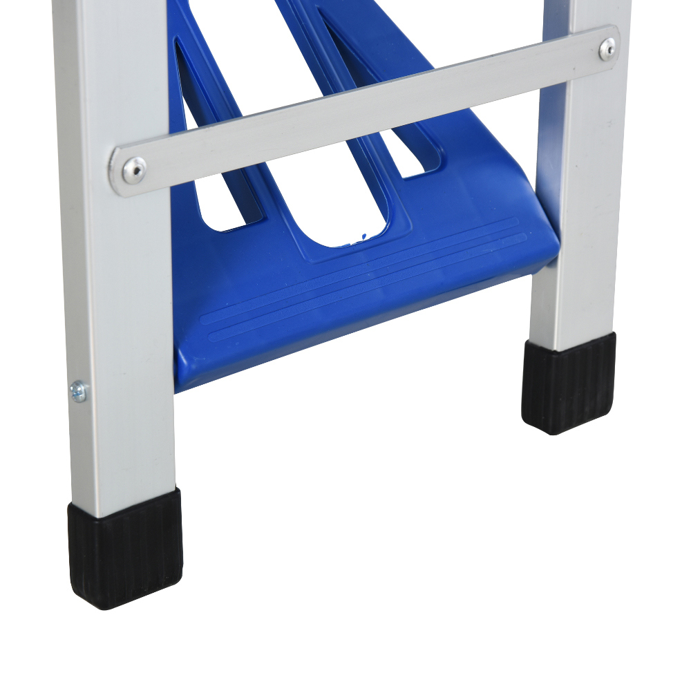 Outsunny 4 Seat Portable Picnic Table and Bench Set Blue Image 3