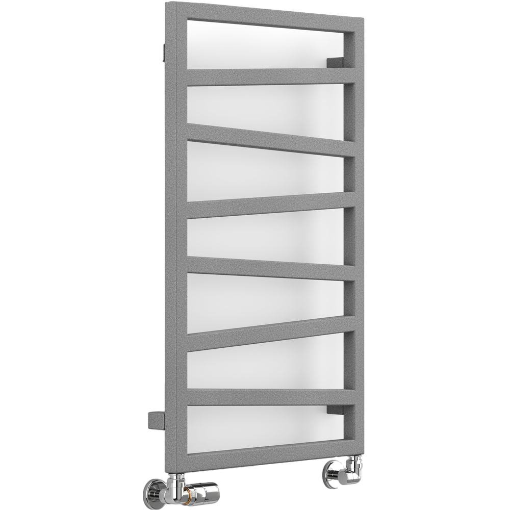 Terma Zig Zag Salt n Pepper Heated Towel Rail 835 x 500mm Image 1