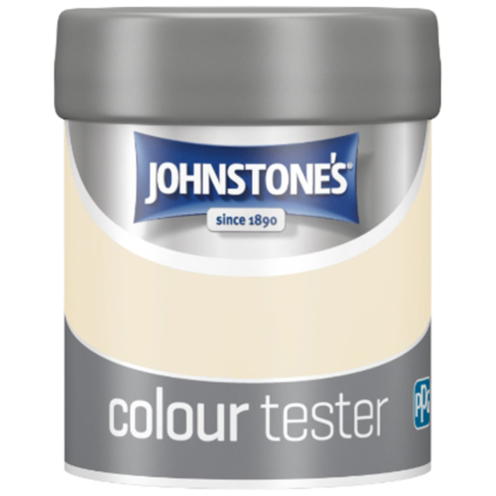 Johnstone's Magnolia Matt Emulsion Tester Pot 75ml Image 1